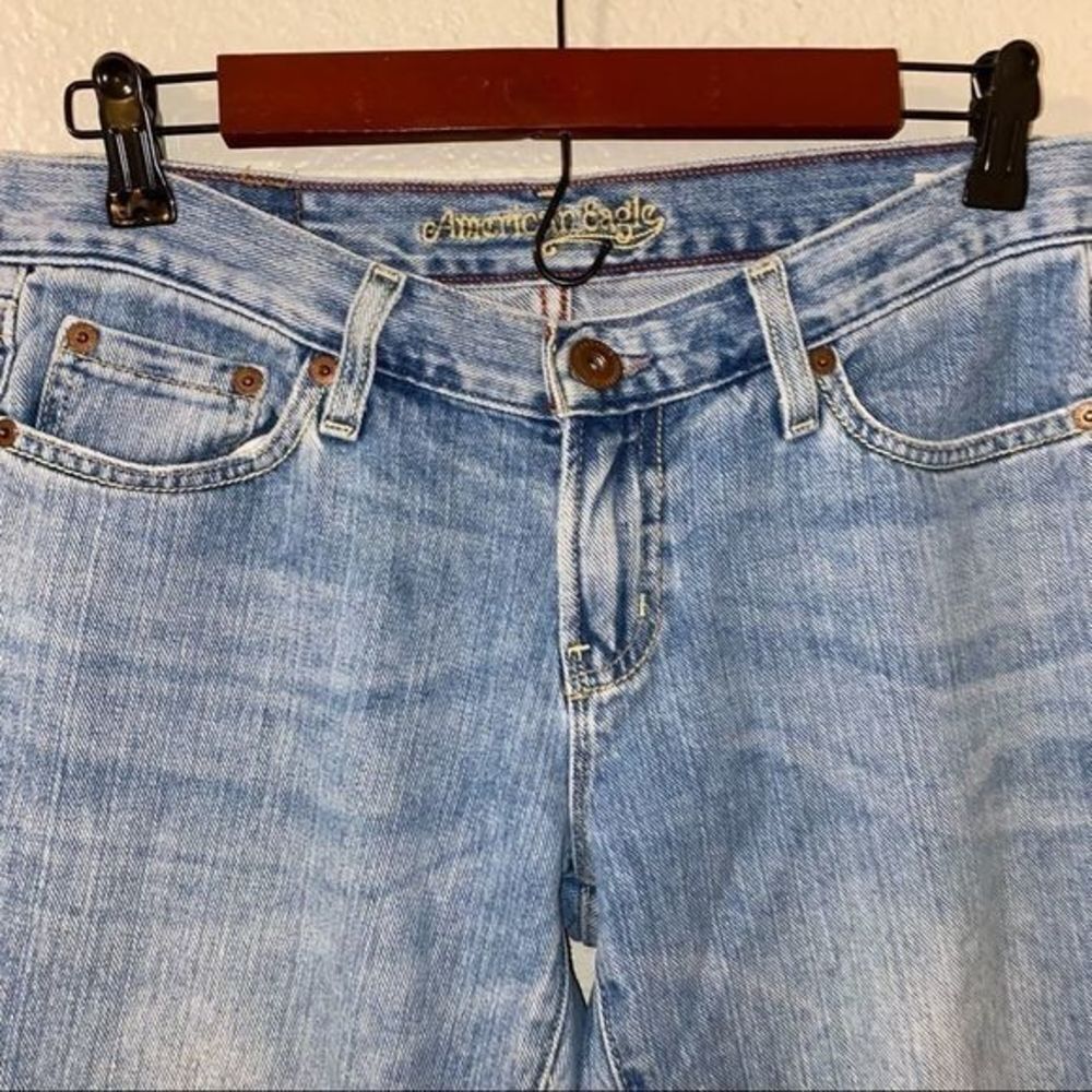American Eagle hipster raw frayed hem‎ jeans - Picture 5 of 14